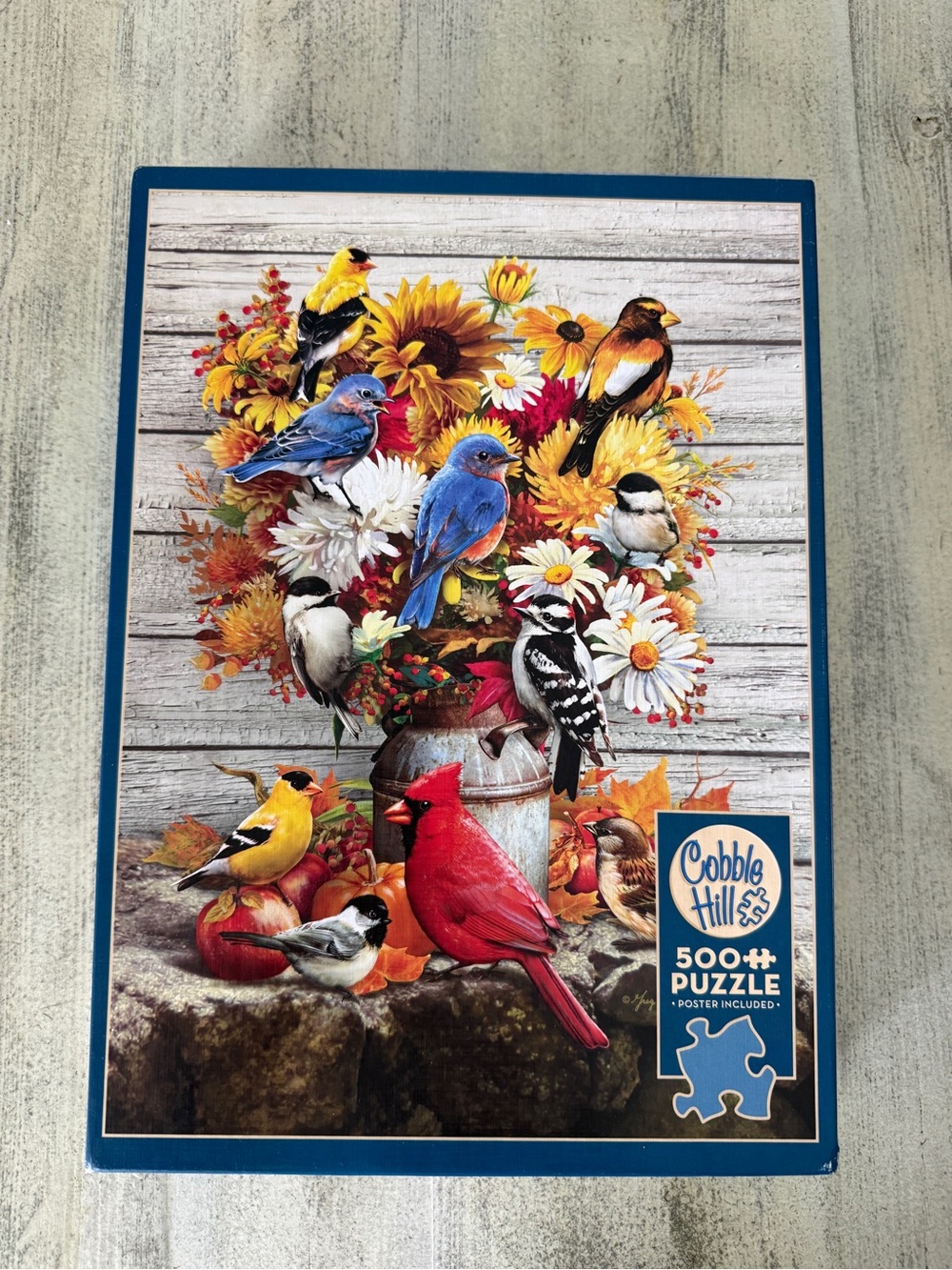 Cobble Hill Birds Bouquet 500-Piece Puzzle